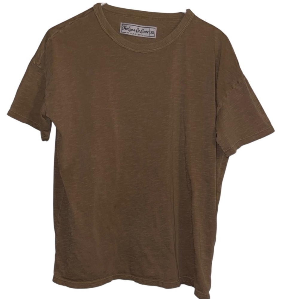 🌺Chelsea De Boer Brown Crew Neck T-Shirt